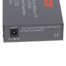 10/100M Singlemode 25KM Simplex SC Fiber Optic to RJ45 Ethernet Converter US
