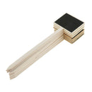 40x Mini Wooden Chalkboard Blackboard Message Board Label Tag Plant Marker