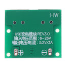 9V 12V 24V to 5V 3A Dual USB DC-DC Charger Power Supply Step Down Mod OZ