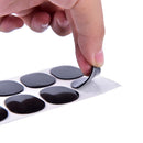 8Pcs 0.8mm Soprano Saxophone Sax Mouthpiece Patches Pad Cushions Black 3C