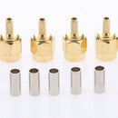 10pcs SMA Male Plug Straight Crimp for RG316 RG174 Rf Adapter Connector