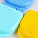 2x/Set Dental Orthodontic Retainer Denture Storage Box Case Mouthguard Container