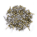 Lot 200pcs Assorted Color Mini Round Scrapbooking Brads Crafts DIY Supplies