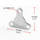 20R 22RE EGR Smog Delete Exhaust Intake Block Off Plate Set Air Plug For  CVA
