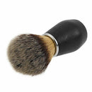 Men's Nylon Shaving Hair Brush With Wood Handle For Facial Shaving Cleaning