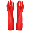 3 Pairs Rubber Cleaning Gloves Kitchen Dishwashing Glove,Waterproof Reuseab