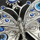 Oval Blue Evil Eye Amulet Wall Hanging Decor Blessing Protection New I3S4