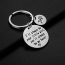 I'll Always Be Your Little Girl Father's Day Gifts Keychain Keyring For Dad Gift