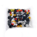 500PCS Car Mixed Fastener Clip Bumper Fender Trim Plastic Rivet Door Pan SIS