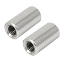 Round Connector Nuts M8X1.25Mm Threaded Sleeve Rod bar 304 Stainless steel  N4T4
