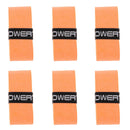 6 Pieces Tennis Badminton Squash Racket Grip Overgrip Tape Orange