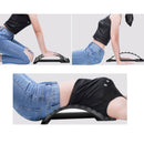 Back Magic Stretcher Lower Lumbar Massage Support Spine Posture Corrector Blac-