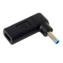 Type-c Female To 4.5*3.0mm Male 90 Degree Angle W/PD Chip DC Laptop Charger