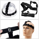 Elastic Adjustable Headband Belt Headlight Lamp Head For 18650 , Strap D3P6