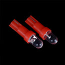 10pcs Red T5 12V LED Car Wedge Dashboard Gauge Light Lamp Bu3c