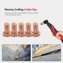 5pcs/set SL60/100 Copper Tellurium Plasma Cutting Cutter Tip Nozzles 9-8212