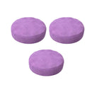 3Pcs Elastic Winter Plush Round Chair Seat Cover Removable ~Purple_Size 4