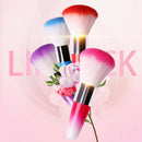 Portable Nail Dust Brush Soft Fiber Cleaning Brush Face Powder Beauty Brush