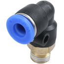 9.5 mm external thread up to 6 mm push-in connection Pneumatic angle connec I2E8