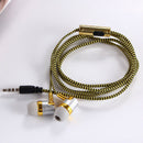 H-169 3.5mm MP3 MP4 Wiring Subwoofer Braided Cord, Universal Music Headphon B8N9