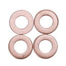 4 OF O.E. Fuel Injector Seal Copper Washer For Ford Transit MK7 2.2 2.4 3.2 I9S7