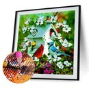 Garden 5D DIY Full Round Drill Diamond Painting Decor Needlework (C1299) A
