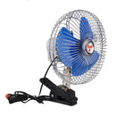 8 inch 12V Portable Dashboard Vehicle Auto Car Cooling Oscillating Fan Clip-On