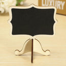 10 X Mini Easel Chalk Black Board Wedding Place Name Holder Cafe Table Number3c