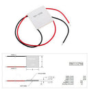 TEC1-12706 Heatsink Thermoelectric Cooler Coolin Peltier Plate Module 6A 12V 60W