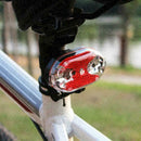 2Pcs Bike Bicycle Lights 5 LED Head Light with 9 LED Light 120g Rear Safety Z7H2