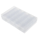100x Plastic Coin Capsules Coin Storage Boxes