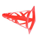 5 Pieces 9" PE Sport Training Traffic Cone for Soccer Football Basketball Red