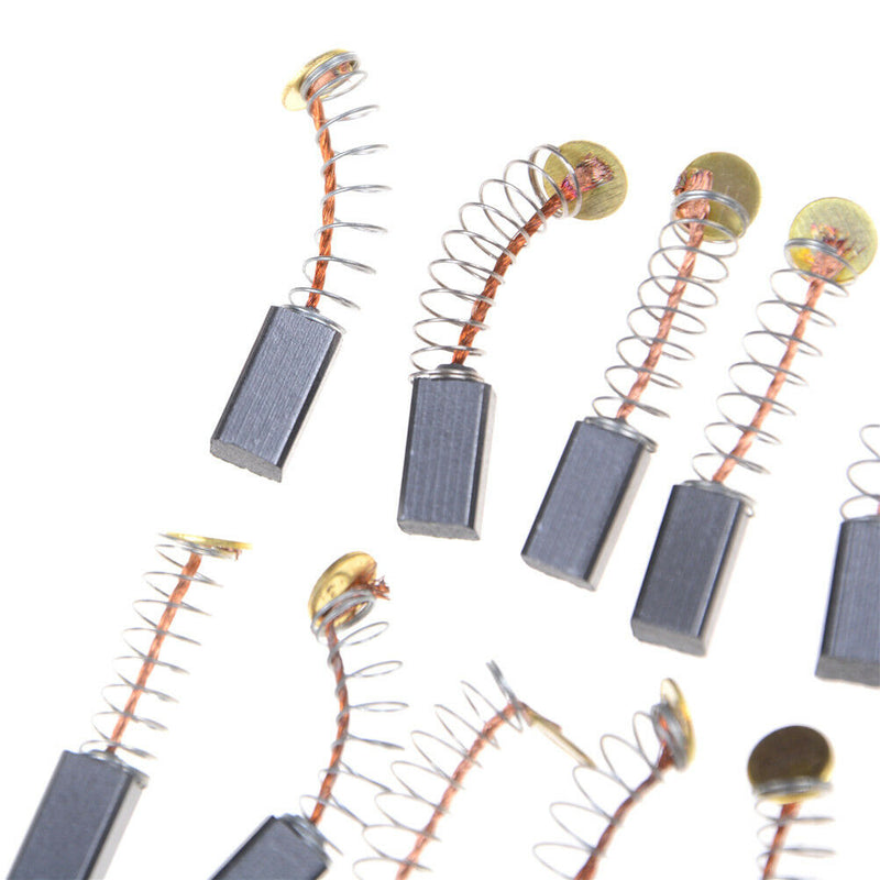 10PCS 5 x 5 x 8mm Power Tool Motor Carbon Brush Replac R Ew
