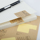 2020 Year Mini Calendar Stickers Index Bookmark Planner Journal Accessories Delu