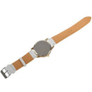 Womens Fashion Analog Diamond Leather Quartz Wrist Watch - White Z2T8