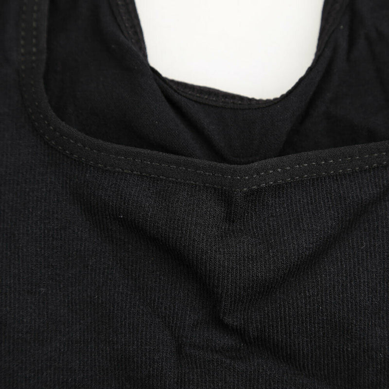 Women Seamless Single Layer Sports Bra Yoga Exercise Shapewear Black Size M A
