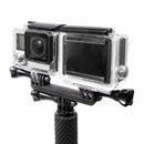 Double Bracket Tripod Monopod Mounting Adapter For  Hero 3 4 Camera