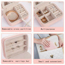 New L Women's Mini Stud Earrings Ring Jewelry Box Useful Makeup Organizer W