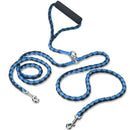 Double Dog Leash Braided Tangle Dual Leash Coupler For Walking Dogs Double