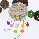1X(240 Pcs 5.5Cm Length Baby Safety Pins, Assorted Color Plastic Head Diape