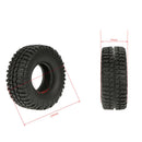 4 Pieces  1.9" Rocks Tyre Tires 1:10 Rubber For 1/10 RC RC4WD Climbing Rock