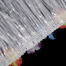 Short Hawaiian Grass Hula Skirt Luau with Flowers Fancy Dress Costume Acces S4K7