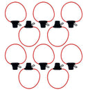 10Pc 40A In-line Blade Small Fuse Holder for Car Boat Truck Auto 16 AWG Cable M&