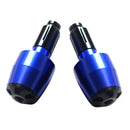 7/8" Motorcycle Handlebar Grips Bar End Plug Grip Ends Caps 22mm Blue
