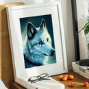 Animal 5D Diamond Painting DIY Full Round Drill Rhinestone (Wolf LD537)
