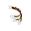 4 Pin IDE 1 to 3 Y Splitter Exentsion Cable Cord Molex IDE Power-Supp.AU U5E4