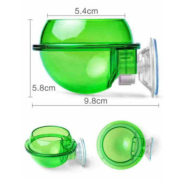 Home Pet Feeder Reptile Supplies Suction Cup Feeder Sucker Sucker Water Dri T8W5