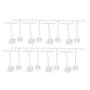 16x T-Shape Jewelry Earring Display Stand Holder Showcase Organizer Earring Tree