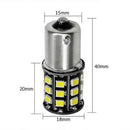 2X 1156 BA15S 2835 33-SMD Yellow LED Bulbs Car Turn Signal Lamp Brake LightsSEAU