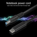 Type-C Male to DC4.5X3.0mm Male Connector w/0.6mm Pin PD Power Charger Converter